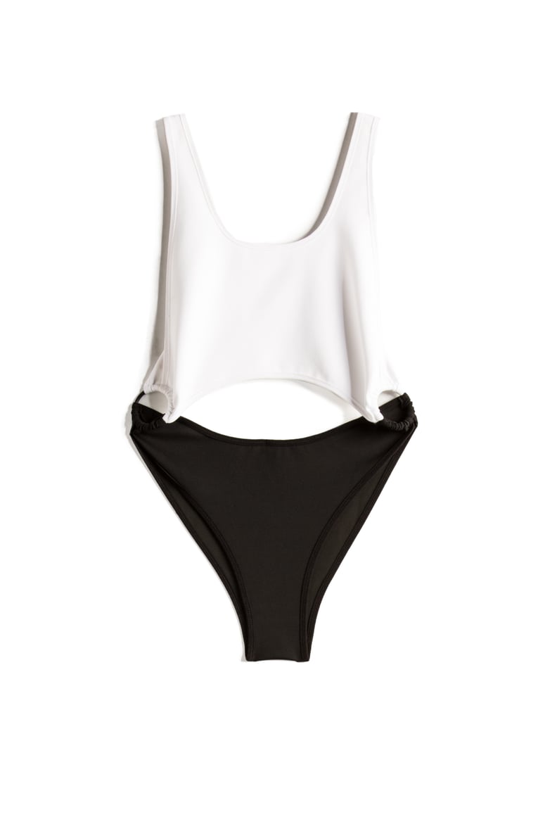 Colorblock Cutout One-Piece