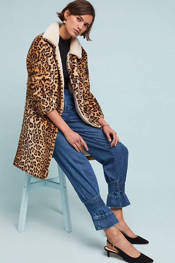 Anthropologie Jakett Leopard Jacket