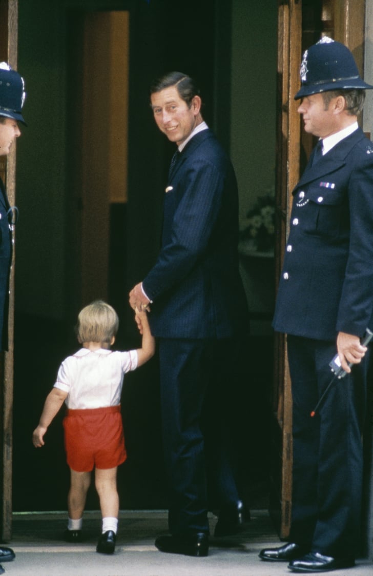 Prince William Meeting His Little Brother at the Hospital ...