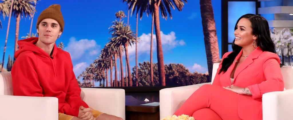 Demi Lovato Interviews Justin Bieber on Ellen DeGeneres Show