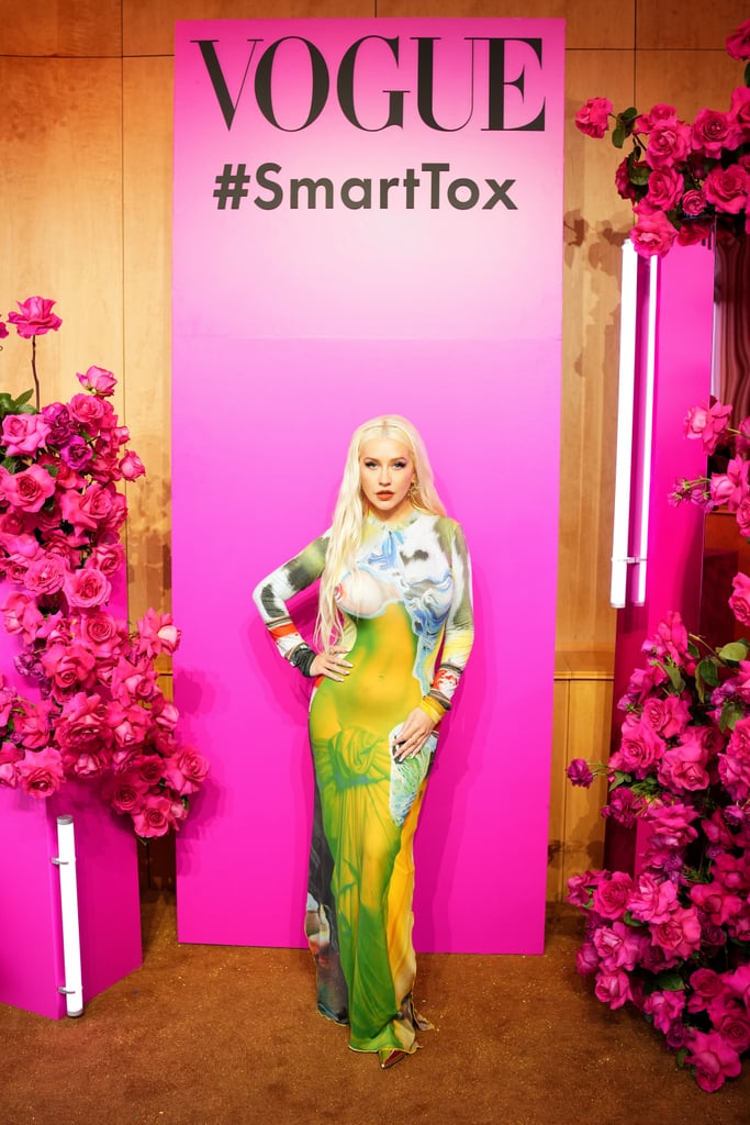 Christina Aguilera at Vogue's Smart Tox Kickoff Event