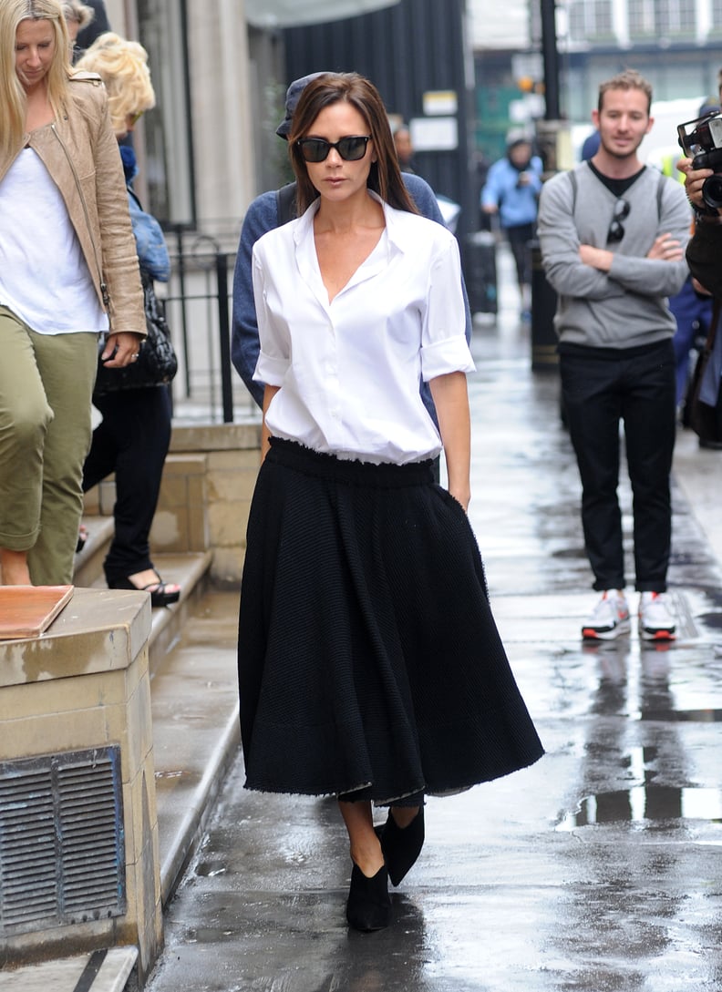 She Knows How to Make a Slouchy, Oversize Outfit Look Crisp and Clean