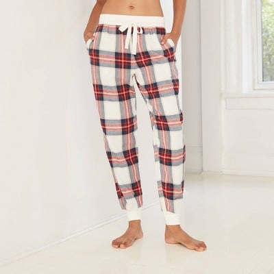 Stars Above Perfectly Cozy Plaid Flannel Jogger Pajama Pants