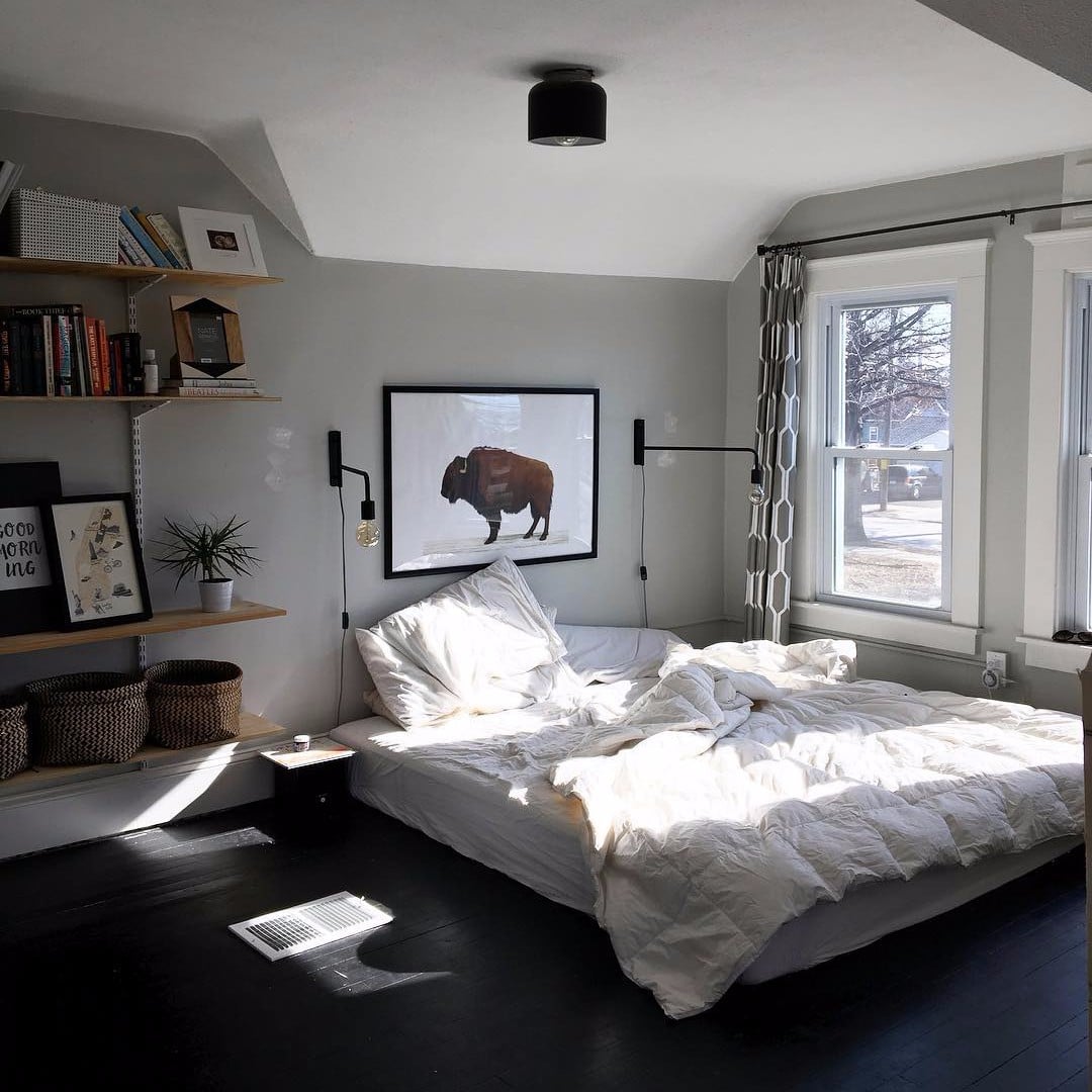 Why You Should Put Your Bed On The Floor Popsugar Home