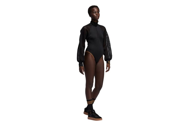 Adidas x IVY PARK Mesh Sleeve Bodysuit - Black/Mesa