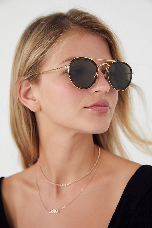 Urban Outfitters Vintage Ace Round Aviator Sunglasses
