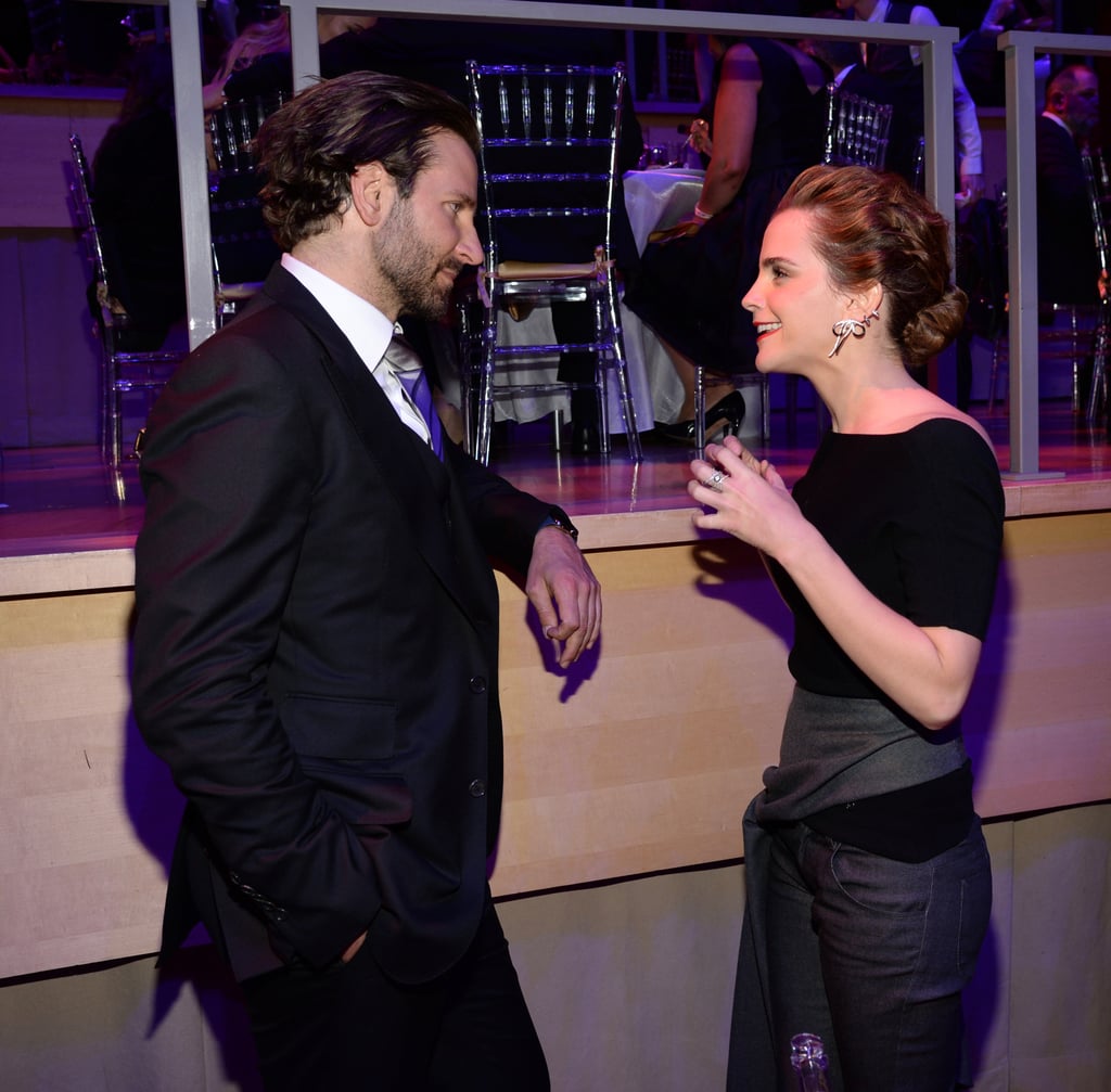 Emma Watson and Bradley Cooper at Time 100 Gala 2015