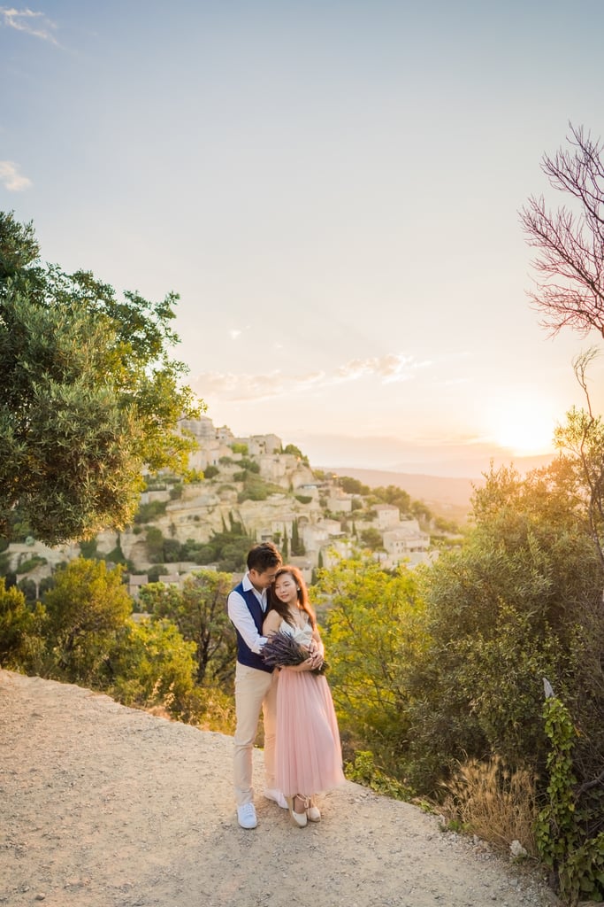 Engagement Shoot in Lavender Fields of Provence, France