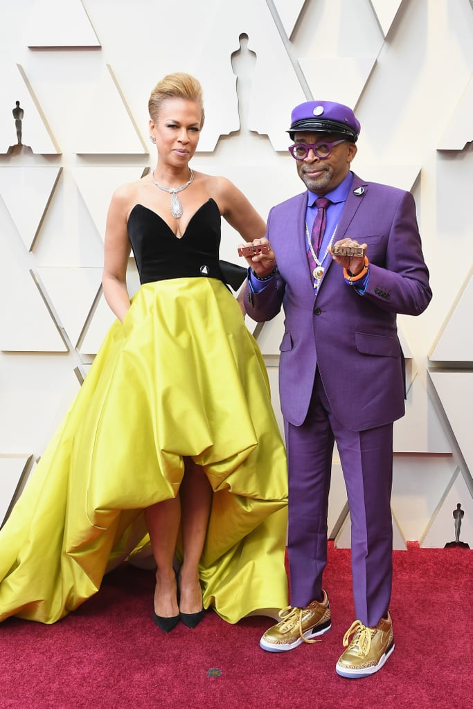 Tonya Lewis Lee and Spike Lee at the 2019 Oscars