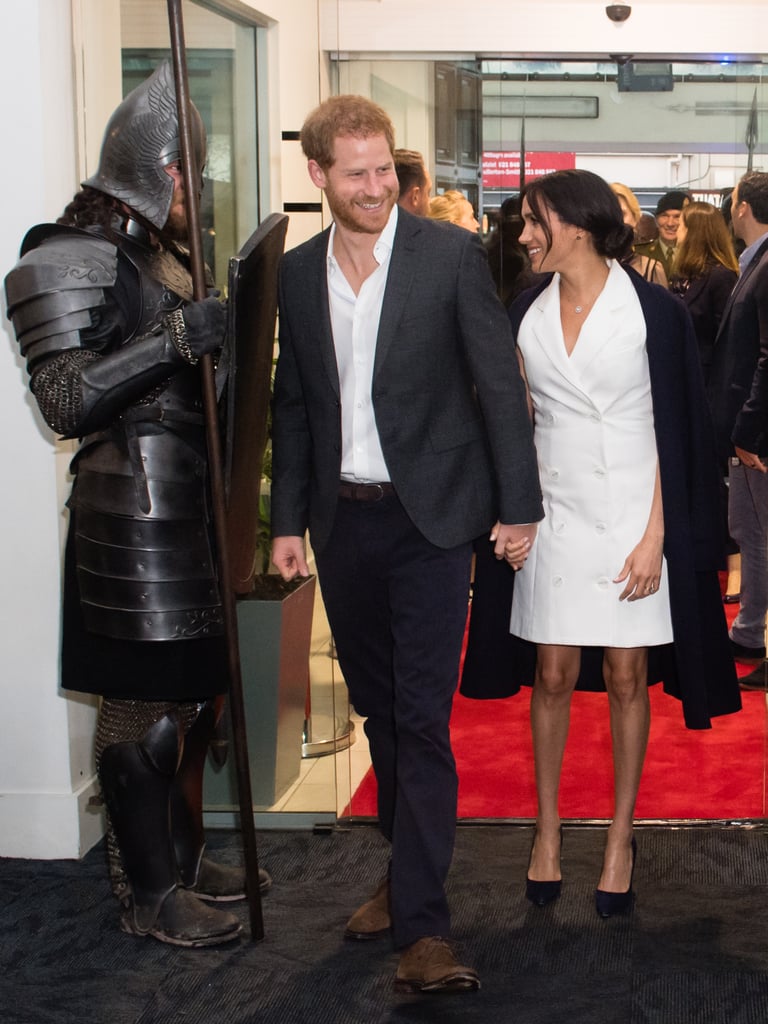 Meghan Markle's Maggie Marilyn Tuxedo Dress October 2018