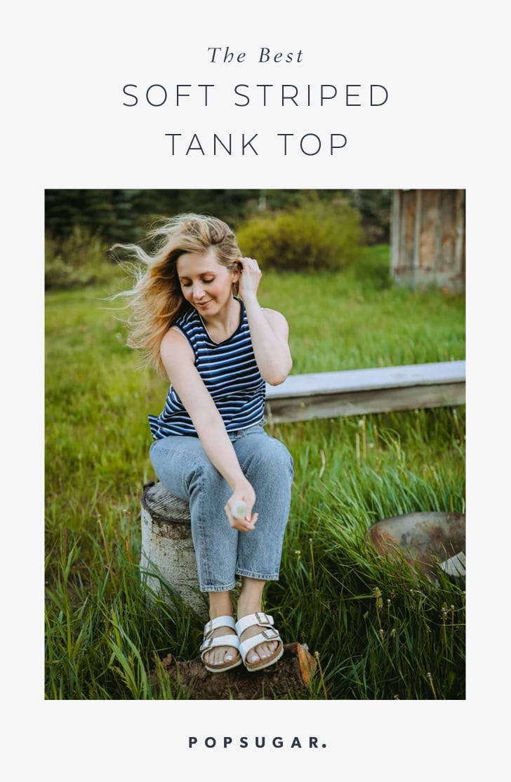 Cheap Soft Striped Tank Top