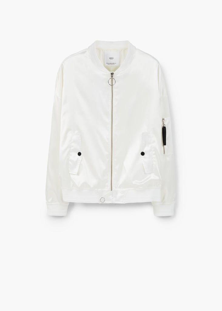 Satin Bomber Jacket