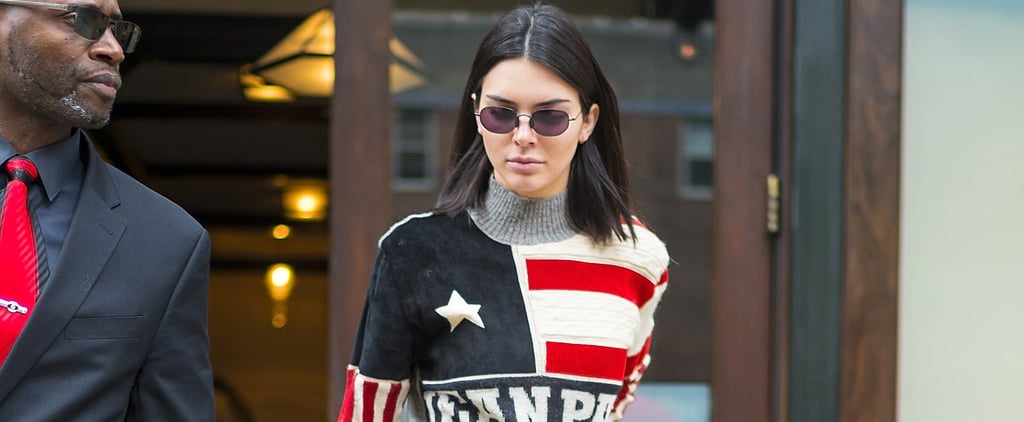 Kendall Jenner American Flag Sweater