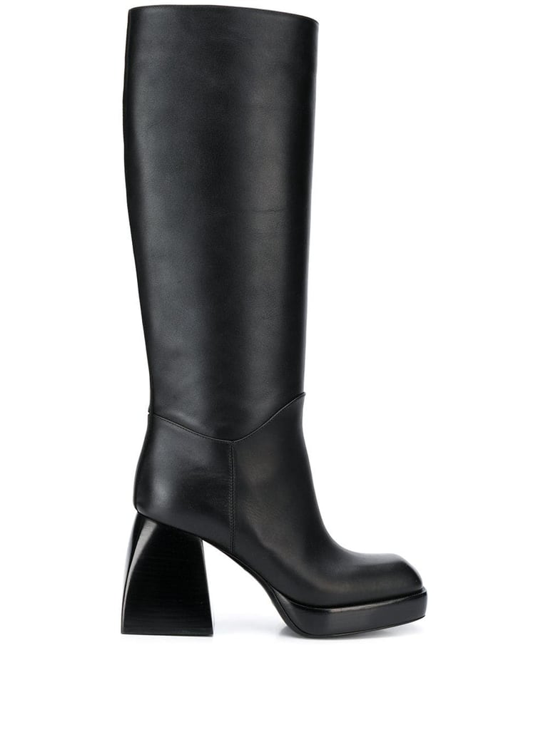 Nodaleto High Heel Knee Length Boots