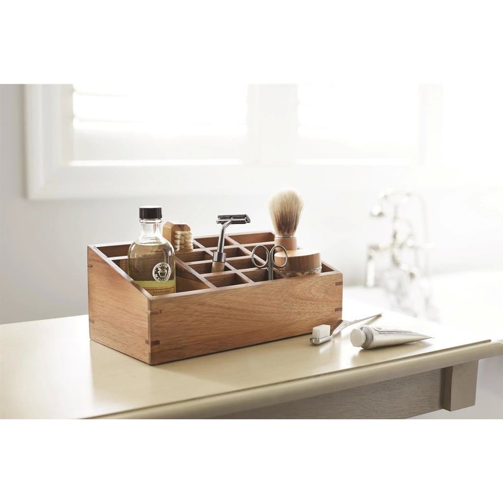 12 Compartment Vanity Organiser In Wood Best Bathroom Organisation Products From Target Popsugar Home Australia Photo 25