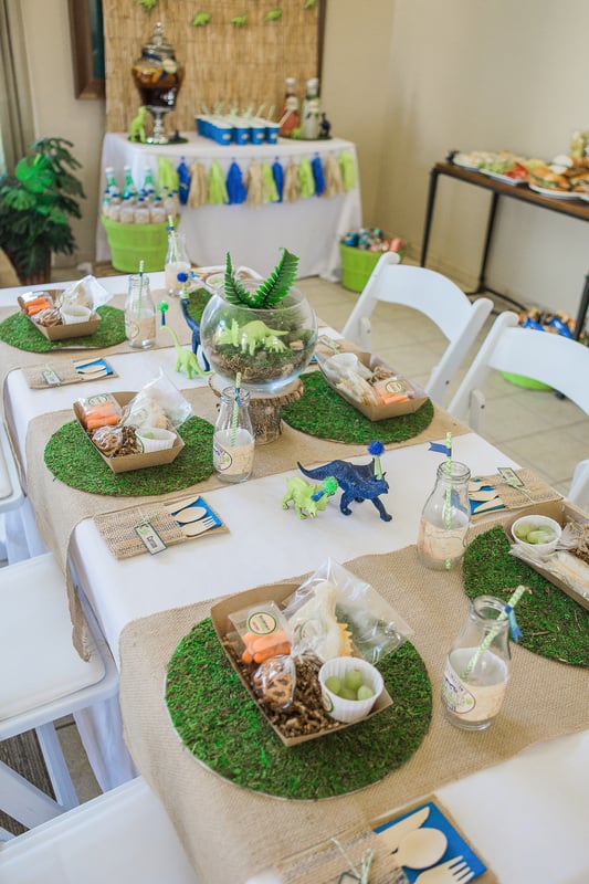 Dinosaur Kids' Birthday Party Ideas