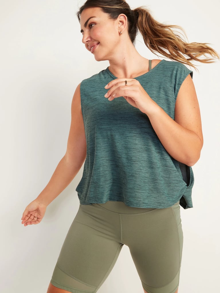 Old Navy Breathe ON Side-Twist Sleeveless Top