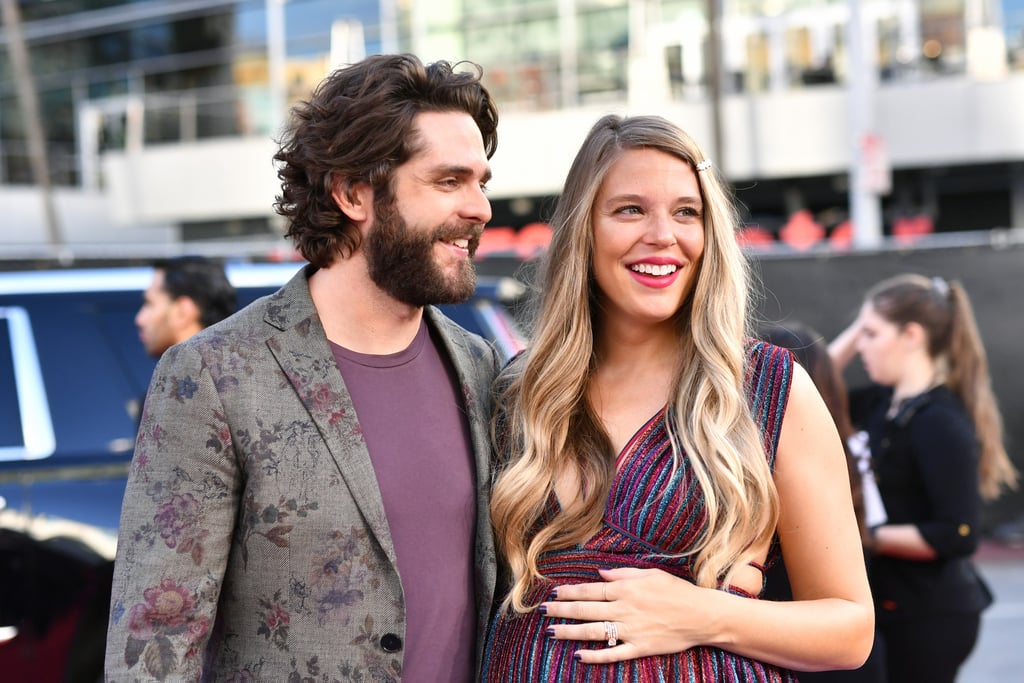 Thomas Rhett and Lauren Akins at the 2019 American Music Awards