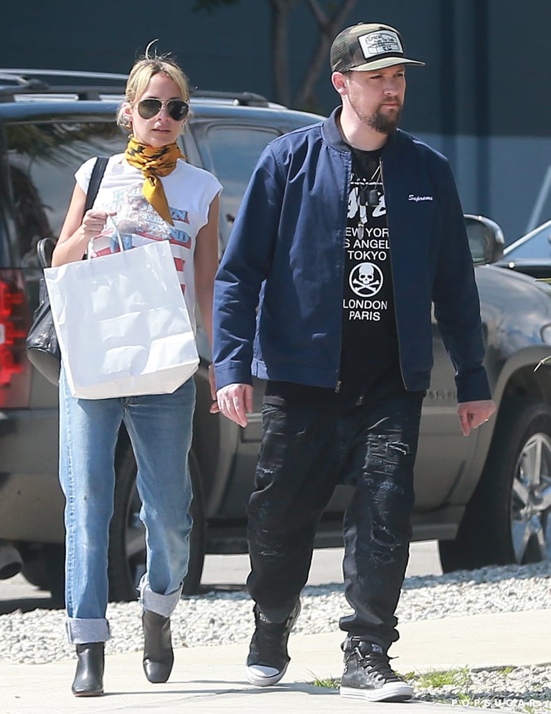 Joel Madden and Nicole Richie Out in LA April 2016