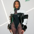 Lori Harvey Turns Heads in a Sheer Illusion Catsuit and Stiletto Heels