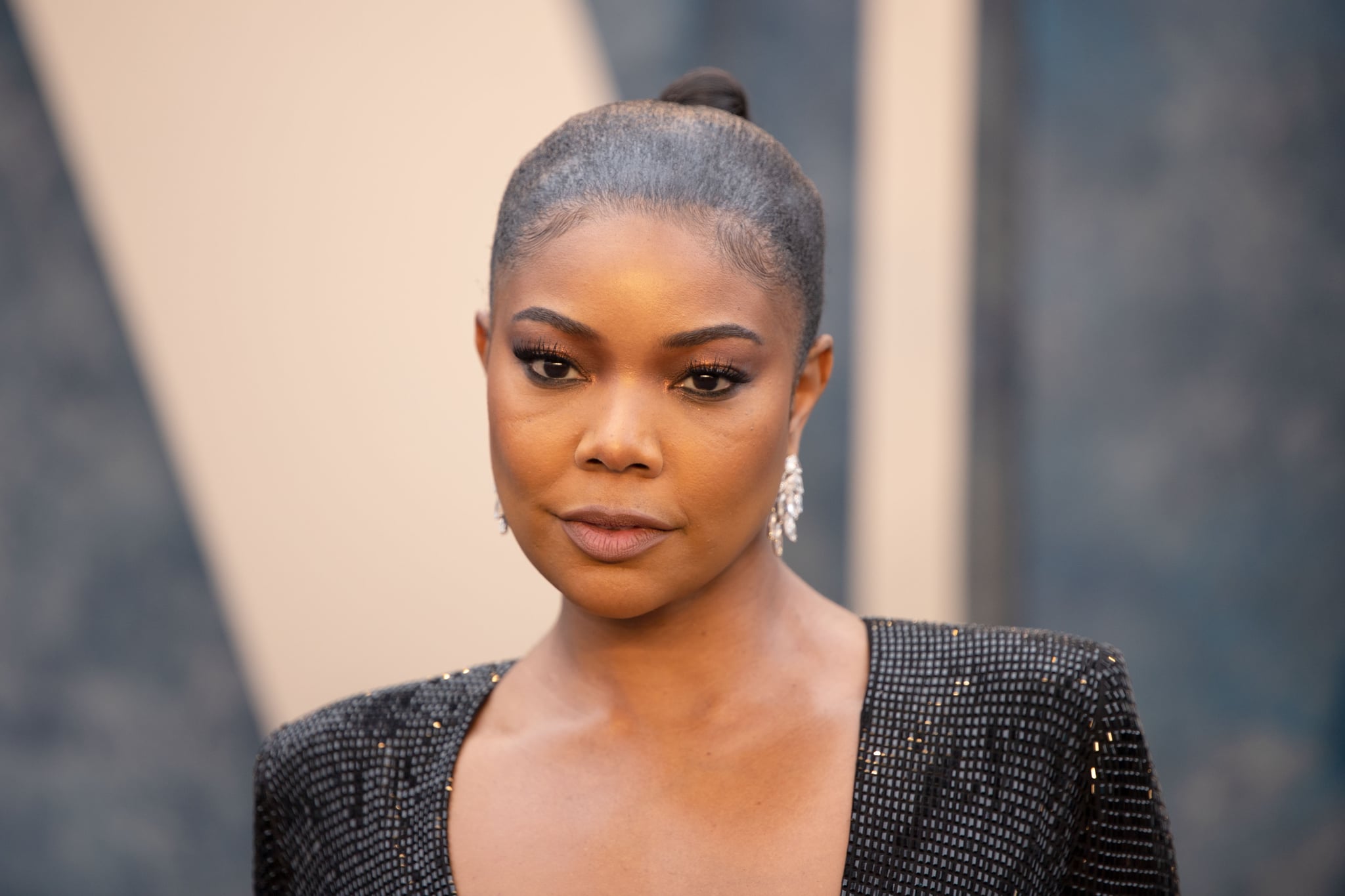 BEVERLY HILLS, CALIFORNIA - MARCH 12: Gabrielle Union attends the 2023 Vanity Fair Oscar Party Dinner Arrivals at Wallis Annenberg Center for the Performing Arts on March 12, 2023 in Beverly Hills, California. (Photo by Robert Smith/Patrick McMullan via Getty Images)