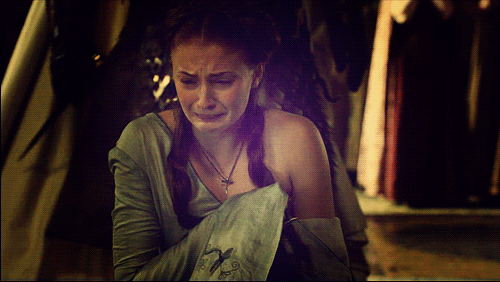 Feeling Lonely Sansa Stark Is All By Herself Game Of Thrones Life