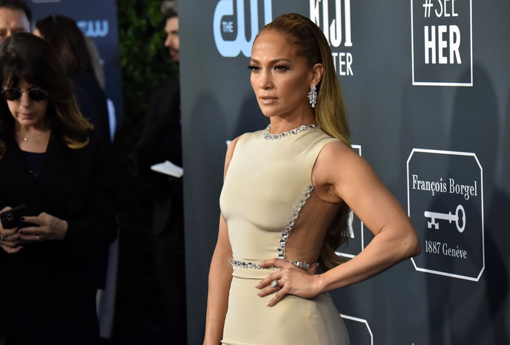 Jennifer Lopez's Champagne Critics' Choice Awards Dress