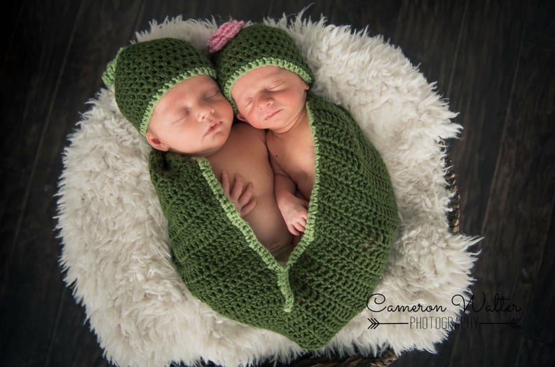 Two Peas in a Pod Crocheted Photo Prop