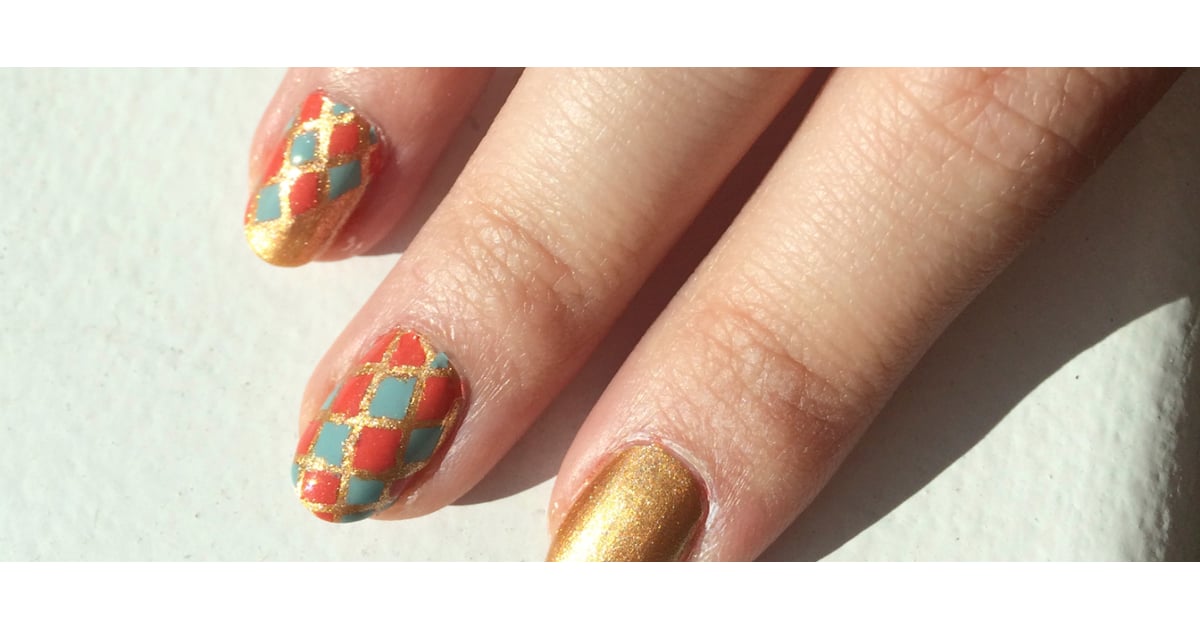 7. 2 Geometric Nail Art Designs for a Modern Look - wide 6