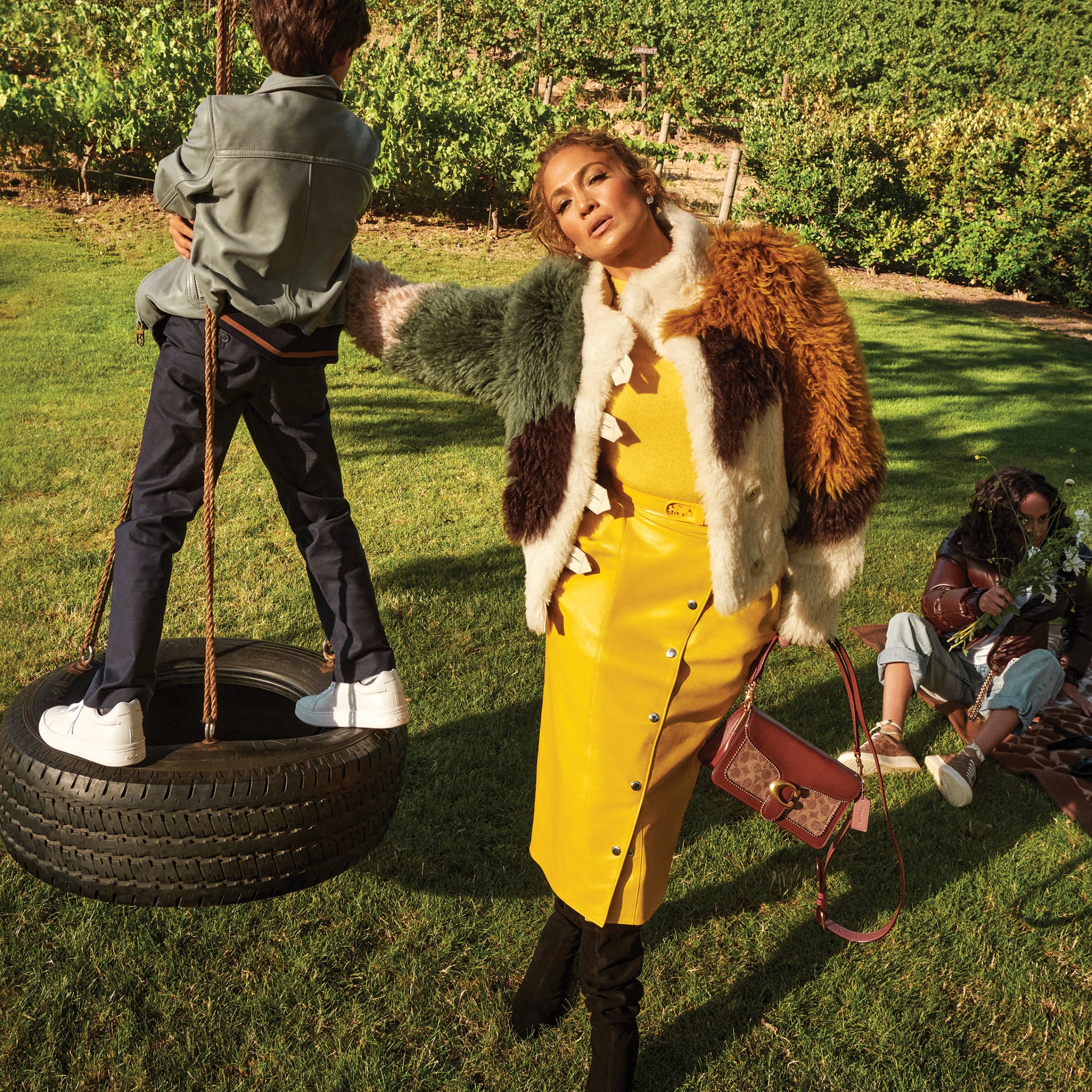 J Lo And Her Kids Emme And Max Star In Coach S New Campaign Popsugar Fashion