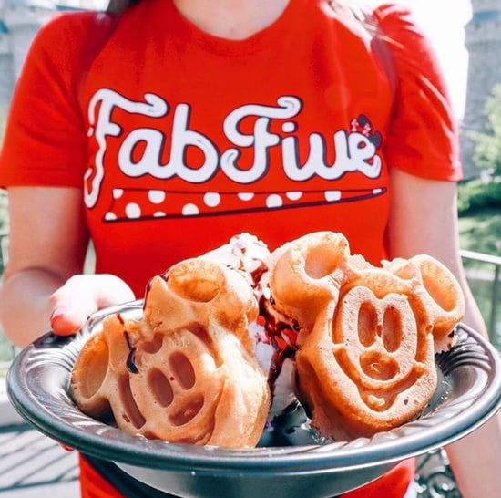 Minnie Mouse Waffles at Disney World