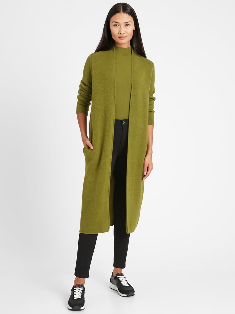 Banana Republic Birdseye Duster Coatigan