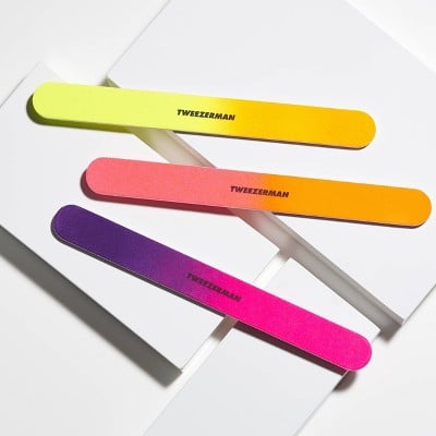 Tweezerman Neon Hot Nail Files - 3pk