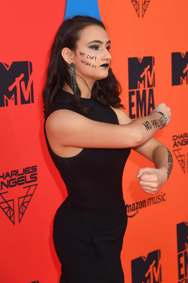 Jamie Margolin at the MTV EMAs 2019