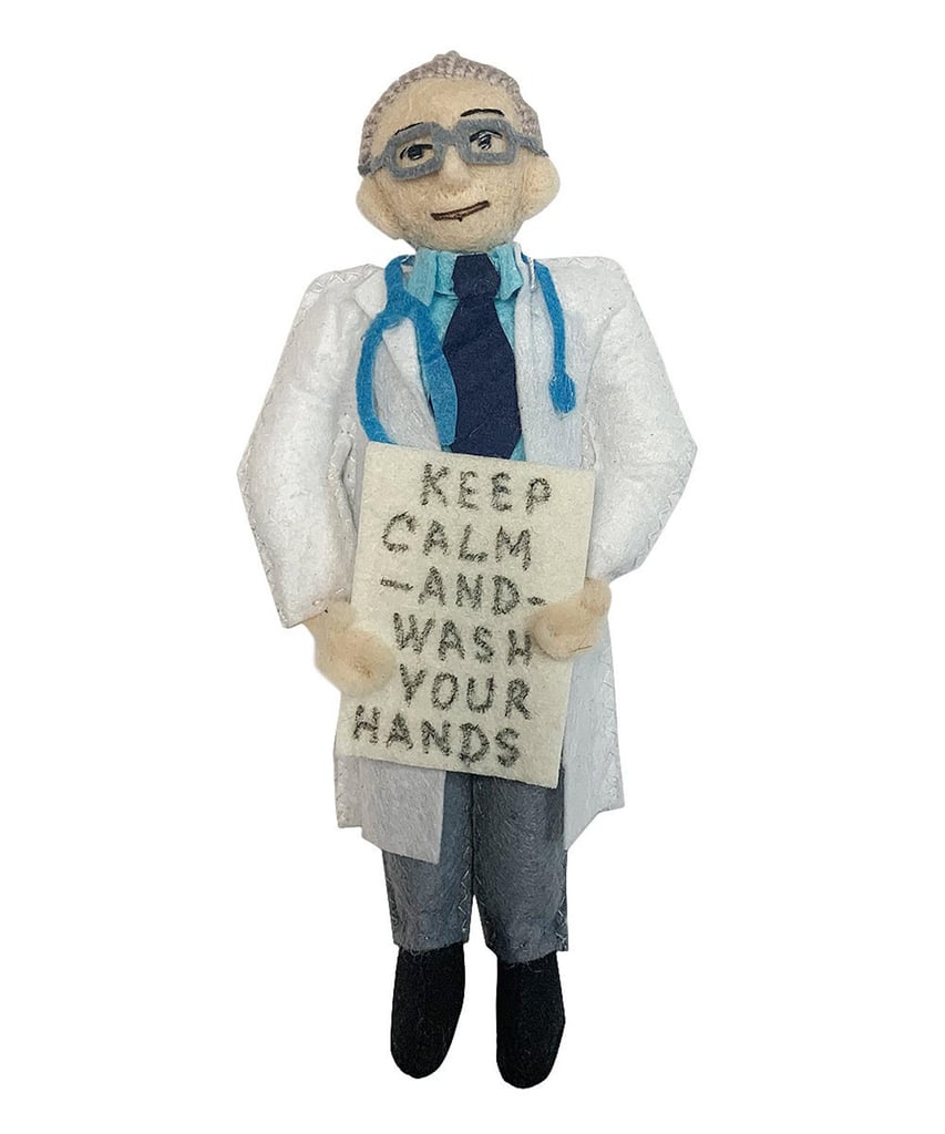 Silk Road Bazaar Shop Doctor Fauci Felt Ornament