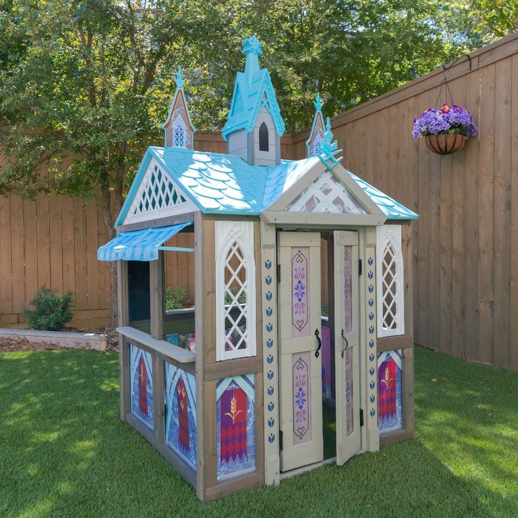frozen playhouse castle outdoor