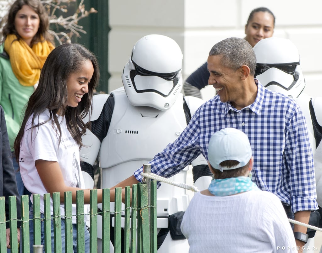 Malia and Sasha Obama Style at White House Egg Roll 2016