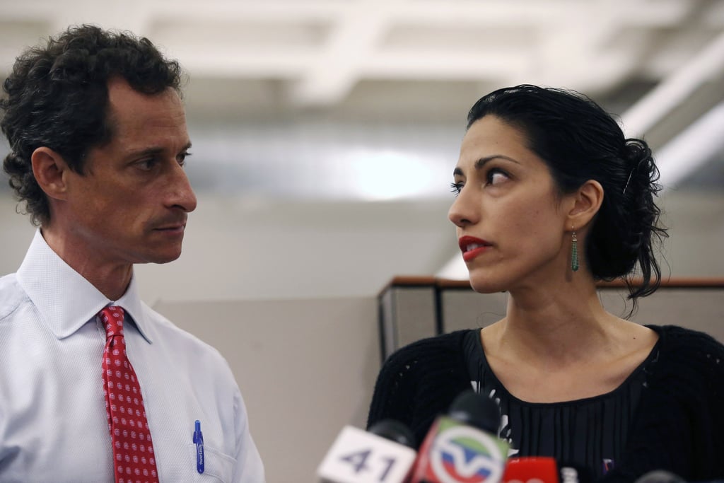 Abedin spoke during a press conference on July 23, 2013 in support of her husband.