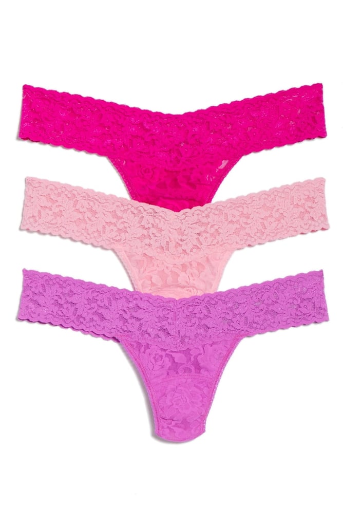 Hanky Panky 3Pack Low Rise Thongs Valentine's Day Lingerie