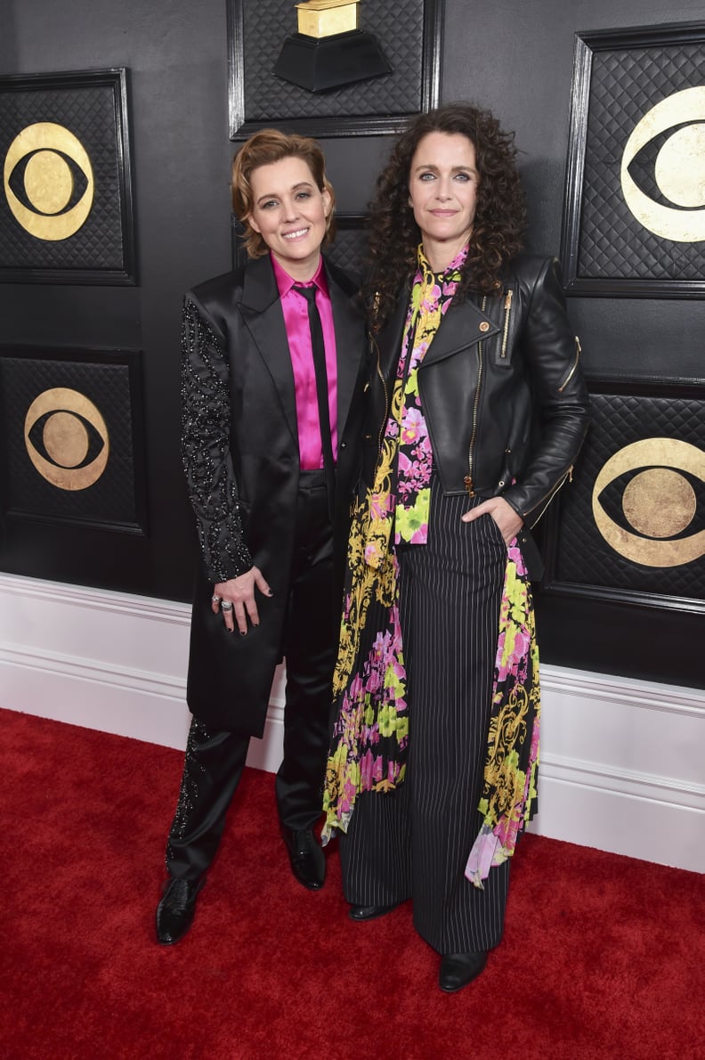 Brandi Carlile and Catherine Shepherd at the 2023 Grammys