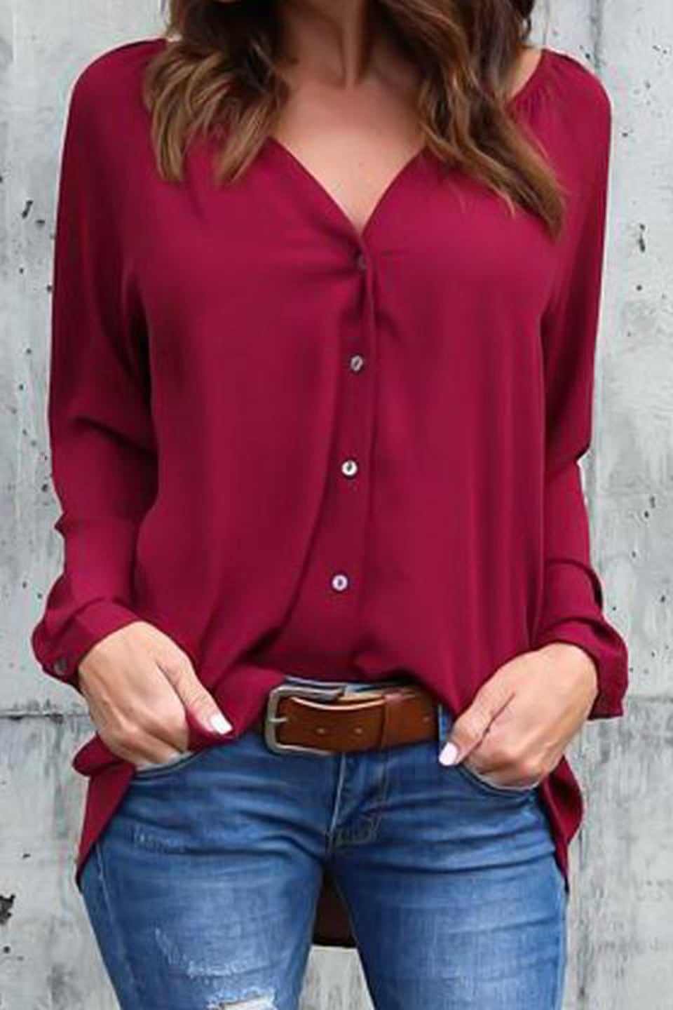 Button Down Blouses on Amazon POPSUGAR Fashion