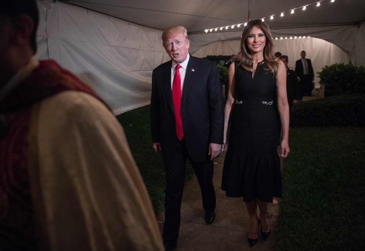 Melania Trump Christmas Dresses 2017