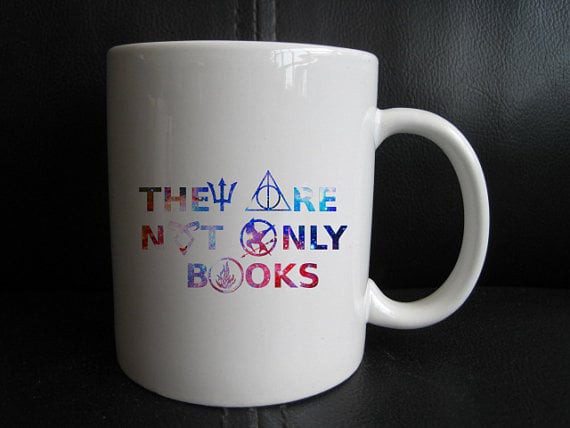 They Are Not Only Books YA Quote Mug ($17)