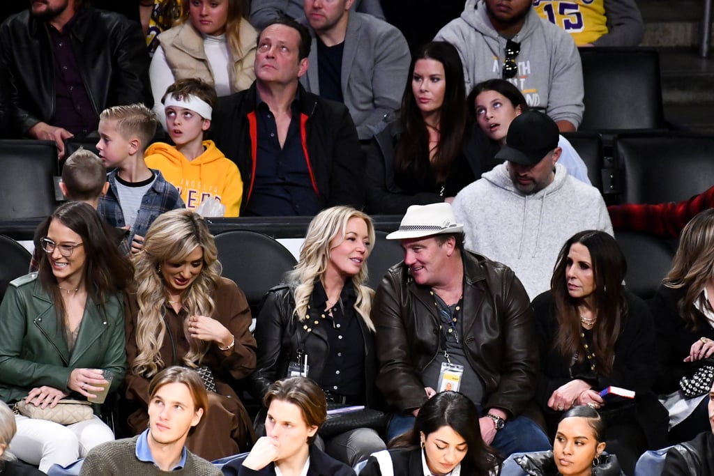 Vince Vaughn Attends Lakers Game With His Wife and 2 Kids