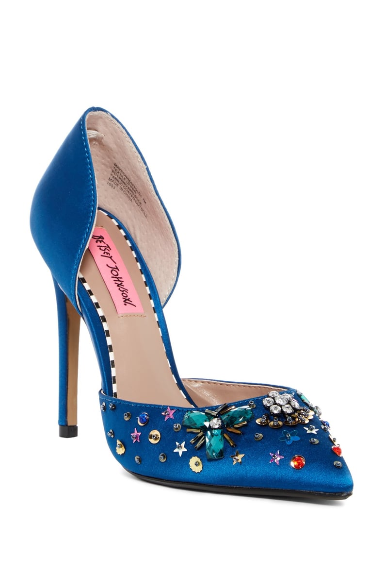 Betsey Johnson Mayson Embellished d'Orsay Pump