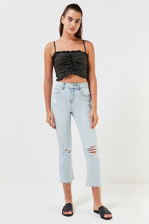 flare high rise pants