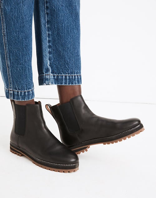 madewell the ivy chelsea boot in leather