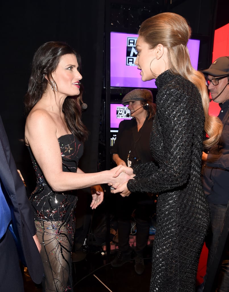Pictured: Idina Menzel and Gigi Hadid