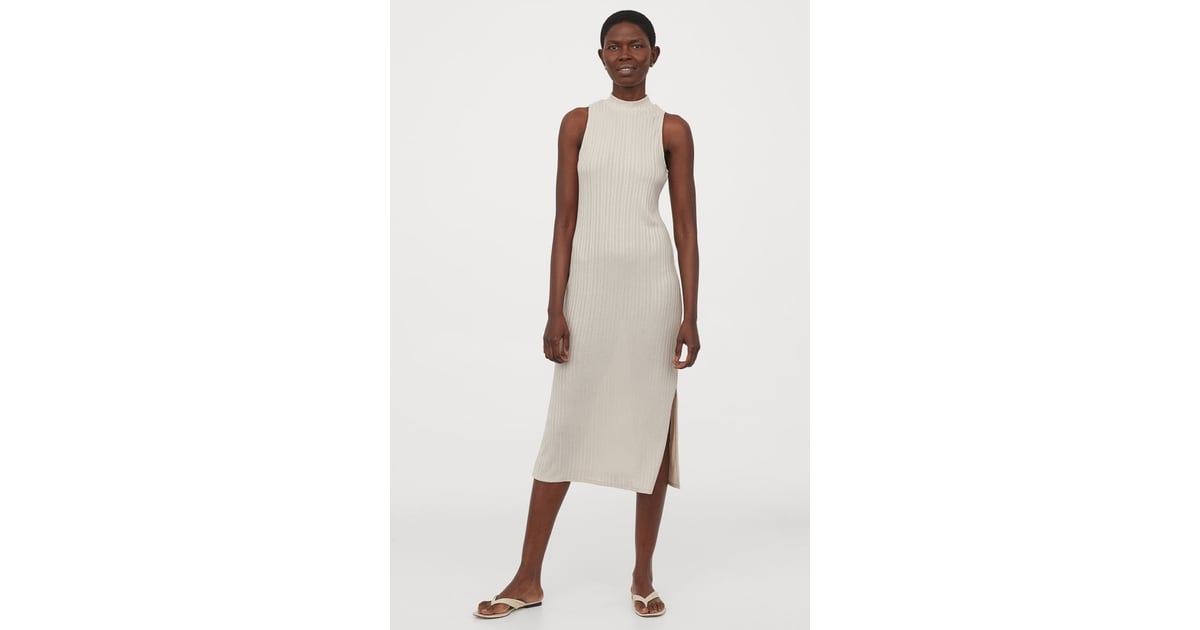 H&M Ribbed Dress | The Best Summer Dresses From H&M | POPSUGAR Fashion ...