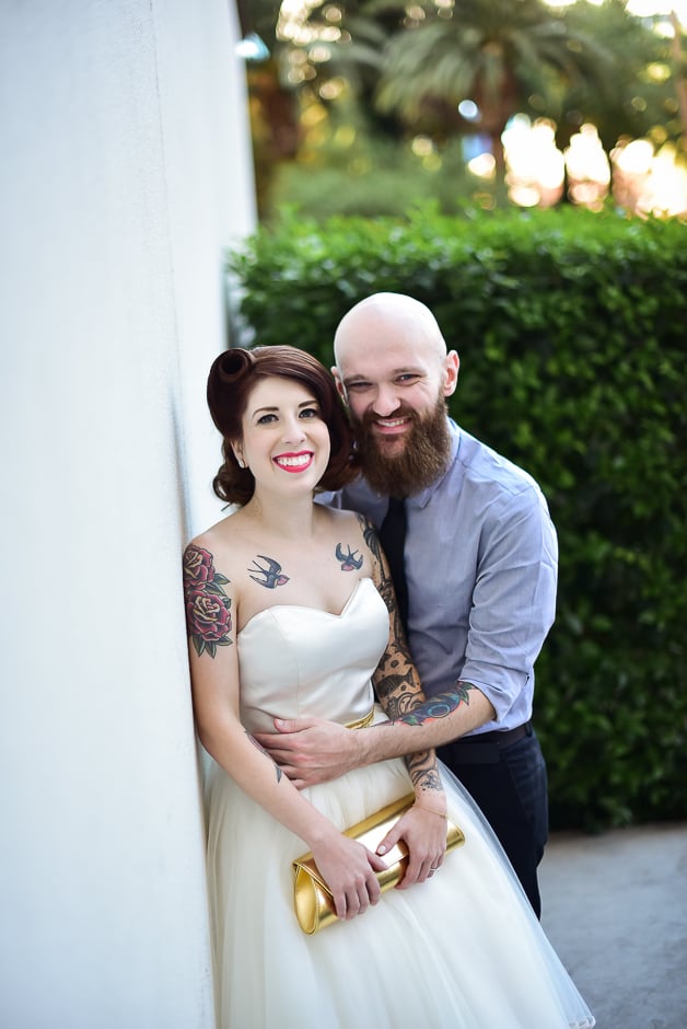 Tropical Las Vegas Wedding